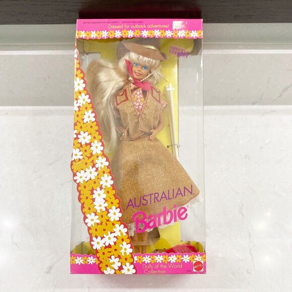 Barbie Dolls of the World DOTW Australian Outback Collector 1993 #3626 New NRFB - Picture 1 of 9